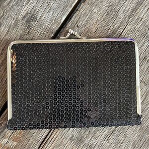 NWOT Black Sequined 4 X 6 Photo Album Case